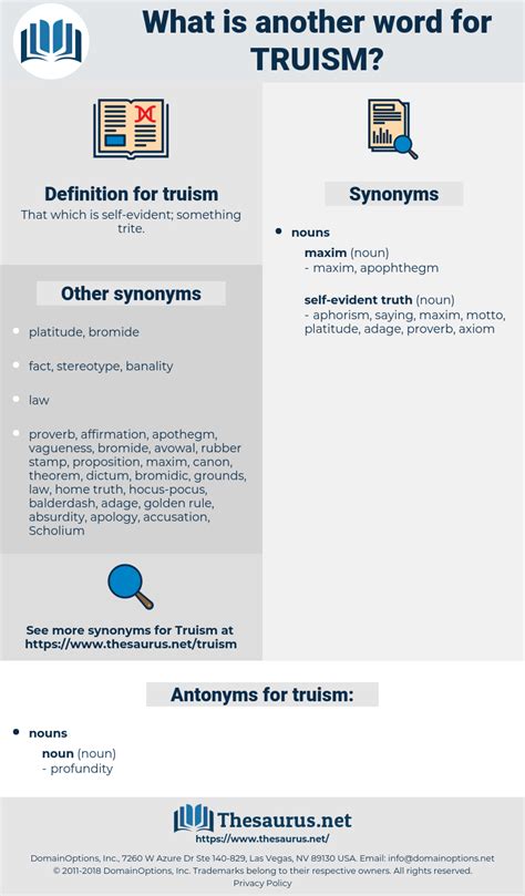 Expand Your Vocabulary: The Ultimate Truism Thesaurus for Precision and Clarity