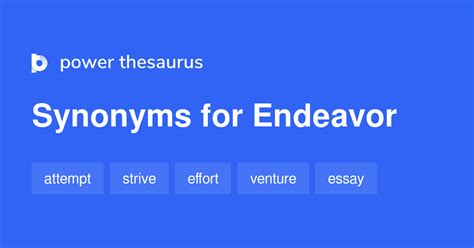 Expand Your Vocabulary: Unlock a Treasury of Synonyms with our Endeavor Thesaurus