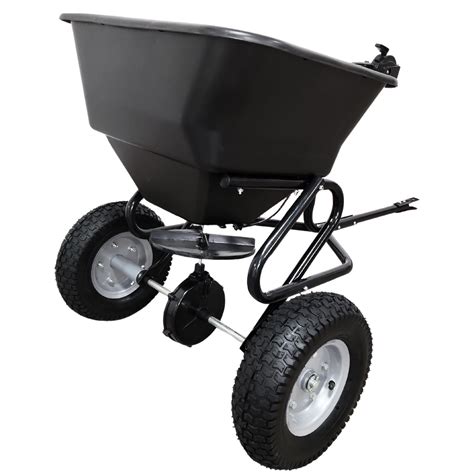 Experience Precision Nutrient Distribution with the 50-Gallon Tow-Behind Fertilizer Spreader