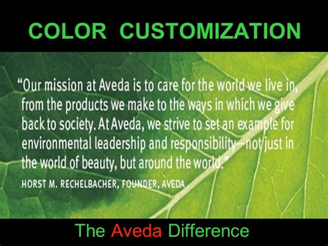 Experience the Aveda Difference