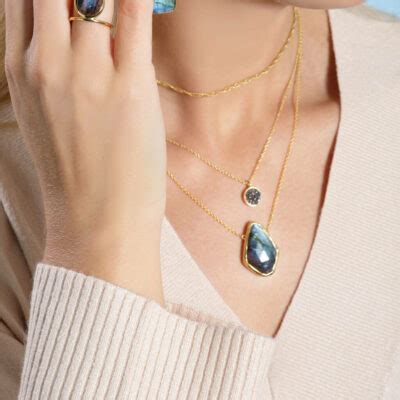 Experience the Enchanting Aura of a Labradorite Pendant