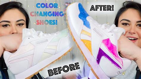 Experience the Magic of Color Changing Shoes: Unleash a World of Vibrancy with Sun-Activated Footwear!