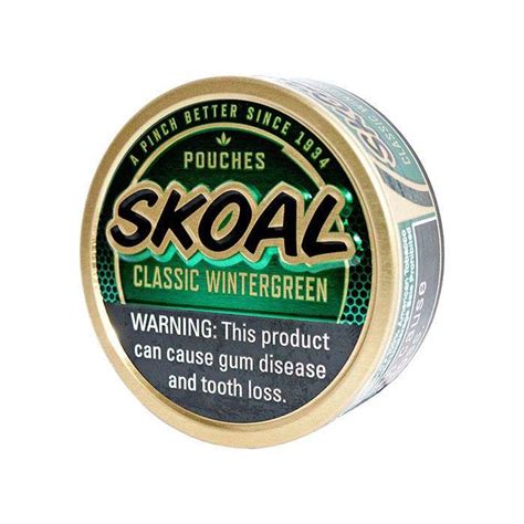 Experience the Wintery Delight of Skoal Wintergreen Pouches
