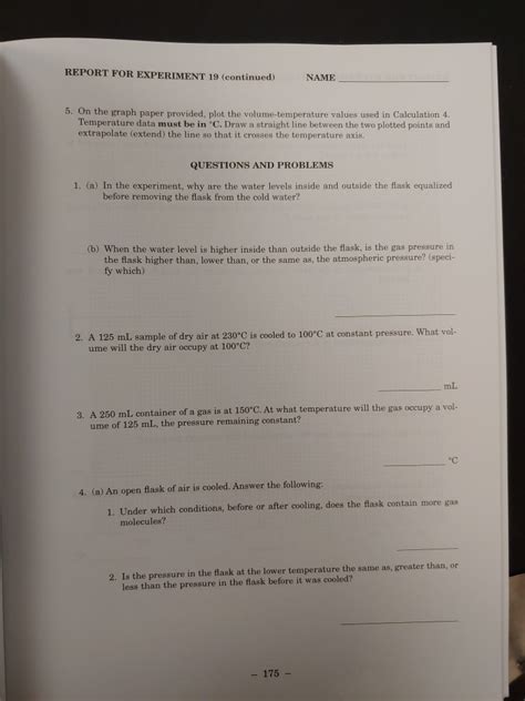 Experiment 19 Charles Law Answer Key Reader