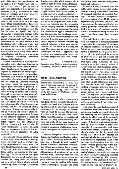 Experimental Determination of Stone Tool Uses A Microwear Analysis Reader