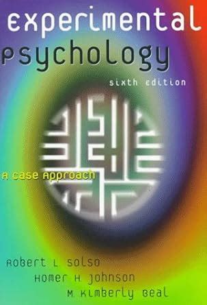 Experimental Psychology A Case Approach PDF