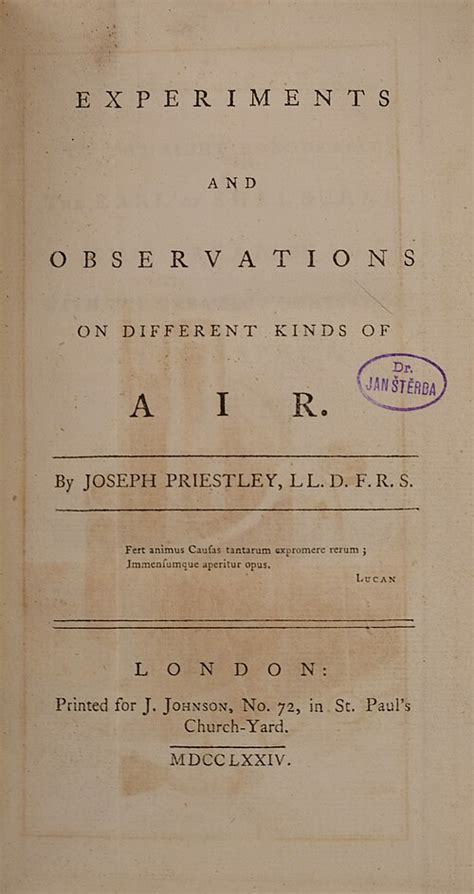 Experiments and observations on different kinds of air by Joseph Priestly LLDFRS Kindle Editon