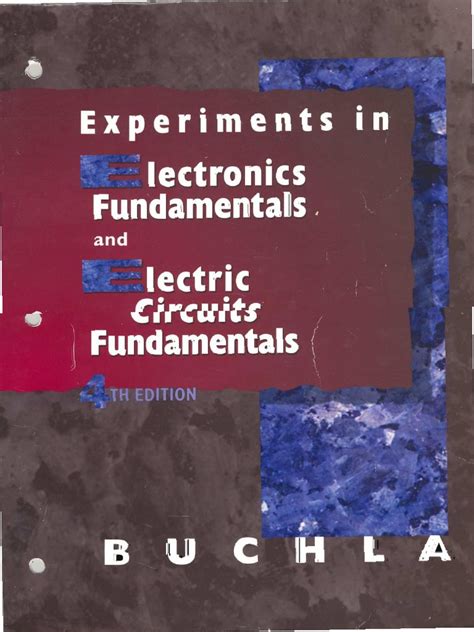 Experiments in Electronics Fundamentals and Electric Circuits Fundamentals To Accompany Floyd Epub