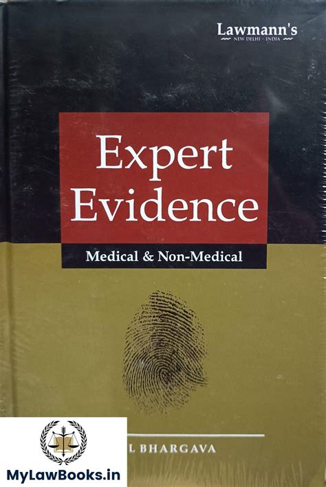 Expert Evidence (Medical and Non-Medical) 4th Edition Reprint PDF