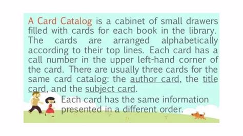 Explain The Importance Of Using The Card Catalog