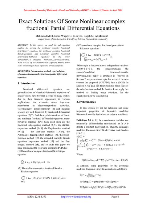 Explicit Solutions Of Some Fractionalpartial Differential Reader