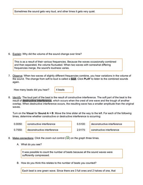 Explore Learning Gizmo Answer Key Sound Beats Reader