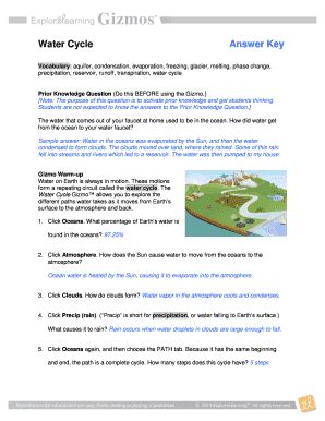 Explore Learning Water Pollution Gizmo Answers Key PDF