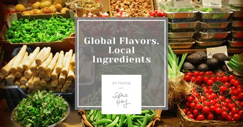 Explore local ingredients: