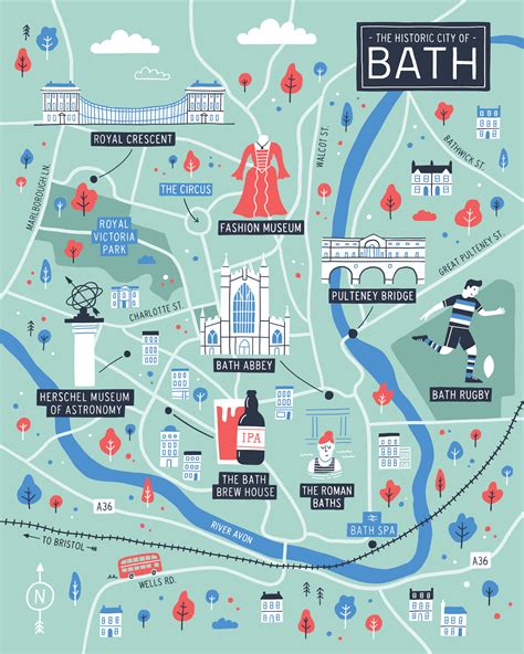 Explore the Beauty of Bath, England: An Interactive Map Guide