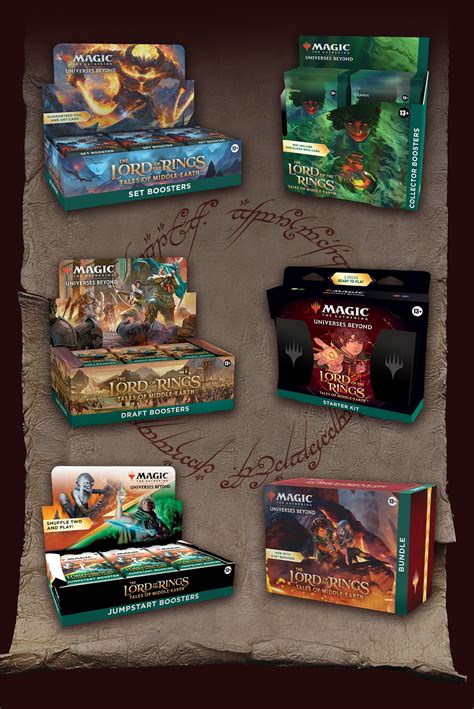 Explore the Enchanting World of Middle-earth with the Official MTG Lord of the Rings Box