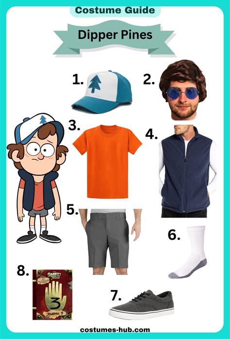 Explore the Enchanting World with Dipper Pines Costume