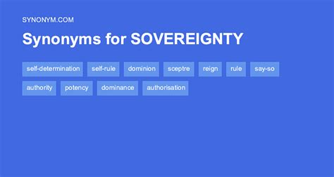 Explore the Lexicon of Sovereignty: Comprehensive Guide to Synonyms and Their Nuances