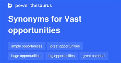 Explore the Vast Opportunities