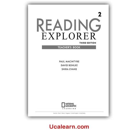 Explorer 2 Answer Key Kindle Editon