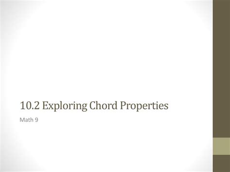 Exploring Chord Properties Mathlinks 9 Answers Kindle Editon