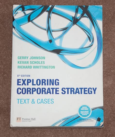 Exploring Corporate Strategy Text and Cases Kindle Editon