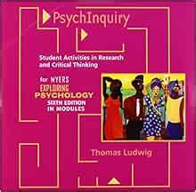 Exploring Psychology in Modules PsychInquiry CD-Rom and Video Tool Kit Doc