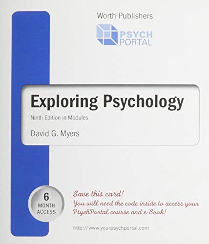 Exploring Psychology in Modules loose leaf PsychPortal and Scientific American Reader for Myers PDF