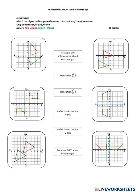 Exploring Reflections And Rotations Answer Key PDF