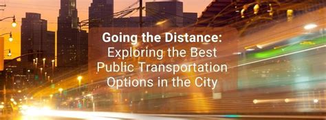 Exploring Transportation Options