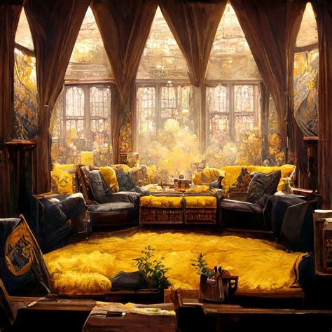 Exploring the Details of the Hufflepuff Common Room