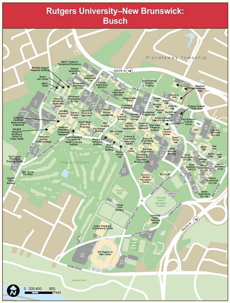 Exploring the Layout of Rutgers Busch Campus