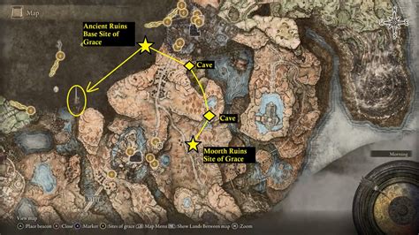 Exploring the Rauh Ruins Map Fragment