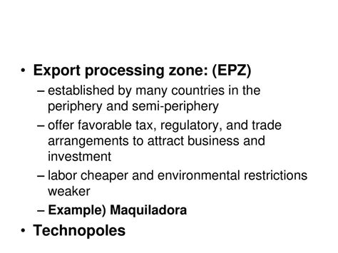 Export Processing Zones: A Catalyst for Economic Growth in AP Human Geography