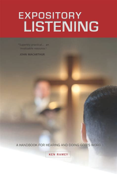 Expository Listening: A Practical Handbook For Hearing And Doing Gods Word Ebook Doc