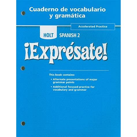 Expresate Spanish 2 Vocabulario Y Gramatica Answers Doc