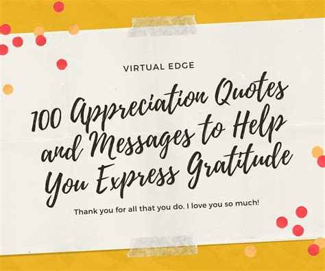 Express Gratitude and Affection: