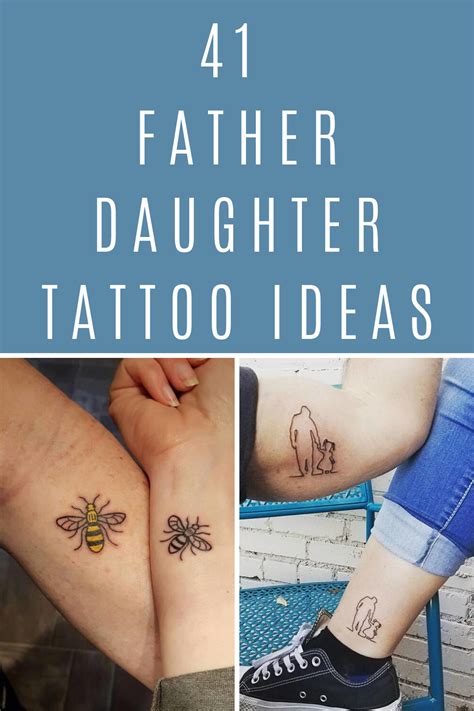 Express the Unbreakable Bond: Enhance Your Love with a Father and Daughter Tattoo