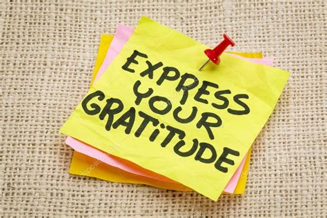 Express your gratitude.