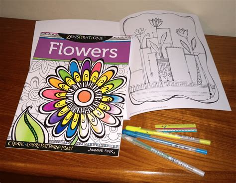 Expressions of Nature Coloring Book Create Color Pattern Play Zenspirations Doc