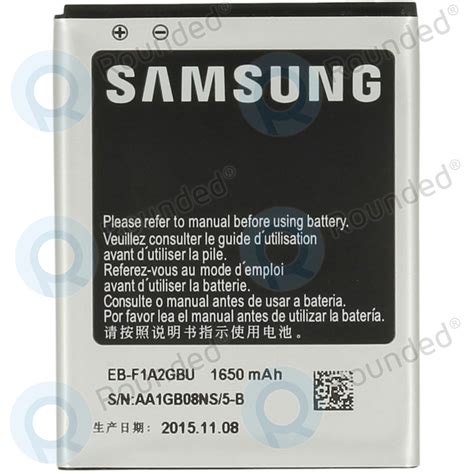 Extended Samsung Battery EB L1A2GBA EB F1A2GBU Doc