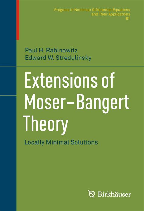 Extensions of Moser-Bangert Theory Locally Minimal Solutions Reader