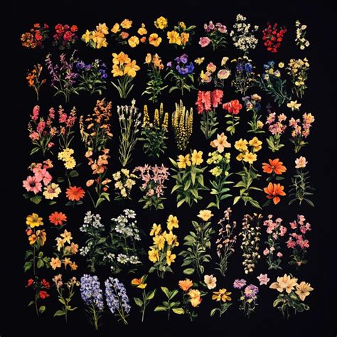 Extensive Floral Collection: