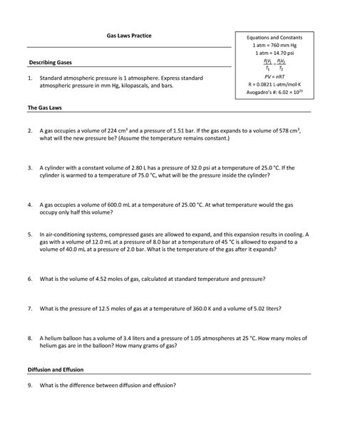 Extra Credit Gas Laws Answers Kindle Editon