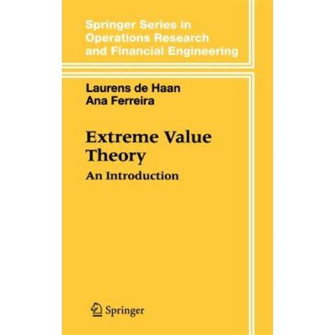 Extreme Value Theory An Introduction 1st Edition Reader