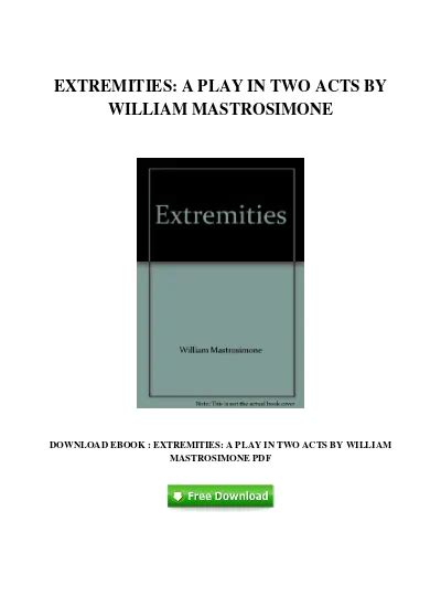 Extremities: A Play in Two Acts Ebook Epub