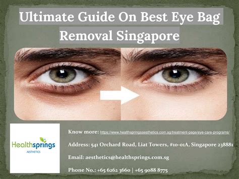 Eye Bag Removal Singapore: 6 Must-Know Facts for Optimal Results