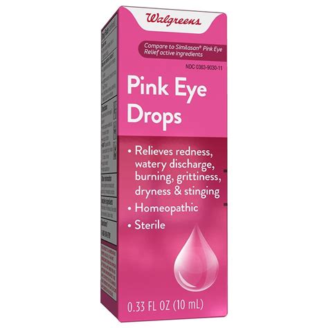 Eye Drops for Pink Eye at Walgreens