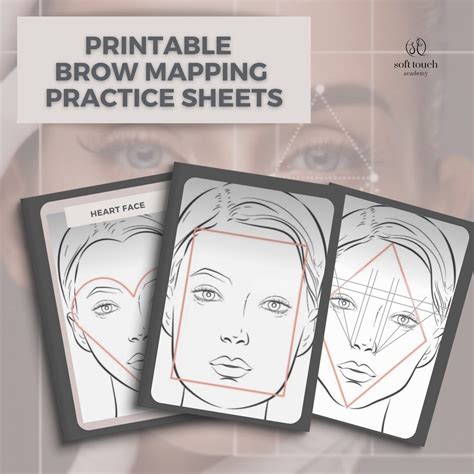 Eyebrow Mapping Template