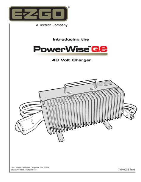 Ez Go Powerwise Qe Charger Repair Manual Ebook Kindle Editon